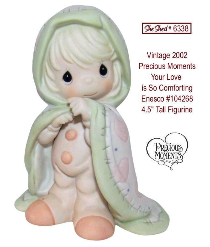 Precious Moments 2002 Your Love Is So Comforting Figurine 104268 4.5"